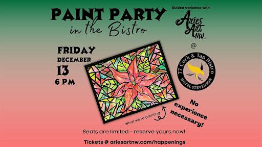 Paint Party in the Bistro | Hotel Stevenson