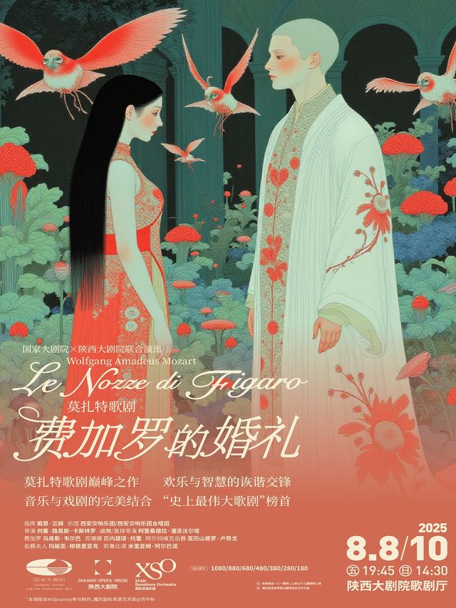 國家大劇院×陝西大劇院聯合演出｜莫扎特歌劇 《費加羅的婚禮》｜話劇歌劇 | 陝西大劇院-歌劇廳