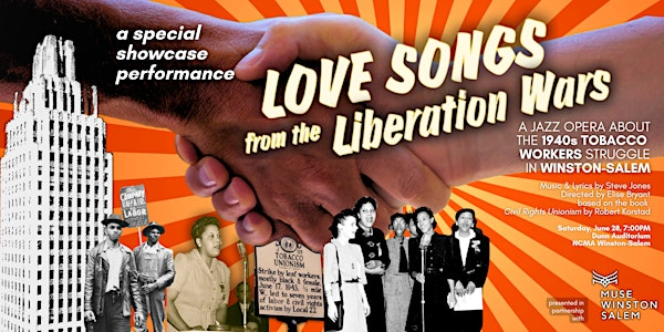 Love Songs from the Liberation Wars—A Special Showcase Performance | McChesney Scott Dunn Auditorium, NCMA Winston-Salem (formerly SECCA)