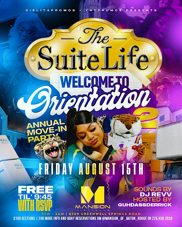 WELCOME TO ORIENTATION 2 | Mansion NightClub
