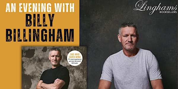 An evening with Billy Billingham | 6th November, 7pm | Neston Club | The Neston Club - Parkgate Clubhouse