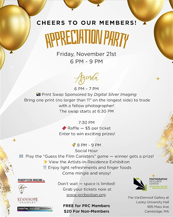 Member Appreciation Party | 1815 Massachusetts Ave