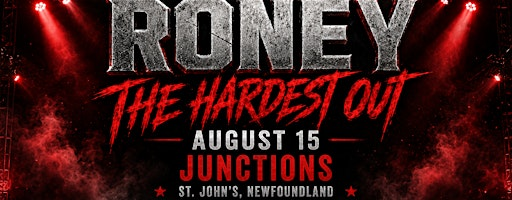 Roney performing live in St. Johns - 19+ | Junctions