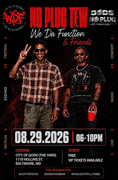 NO PLUG CONCERT | 1118 Hollins St