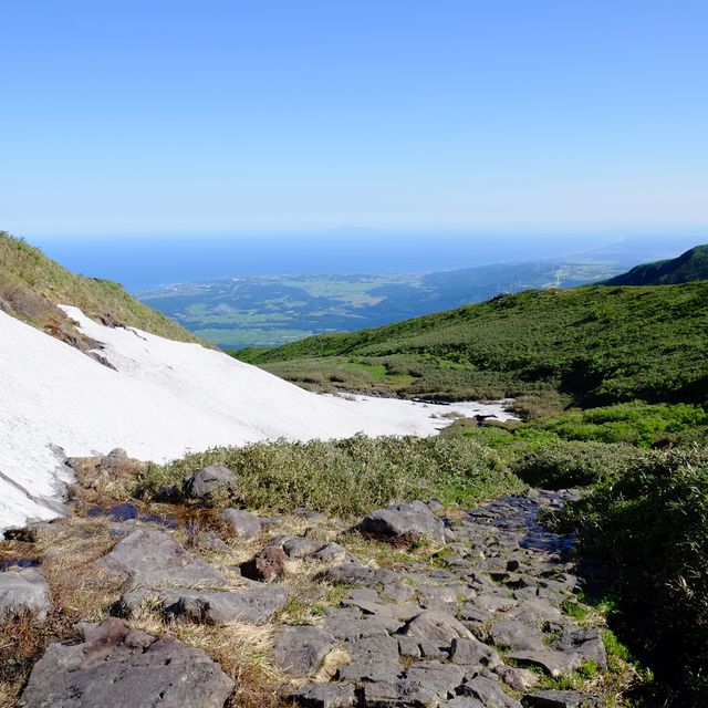 鳥海山からの下山