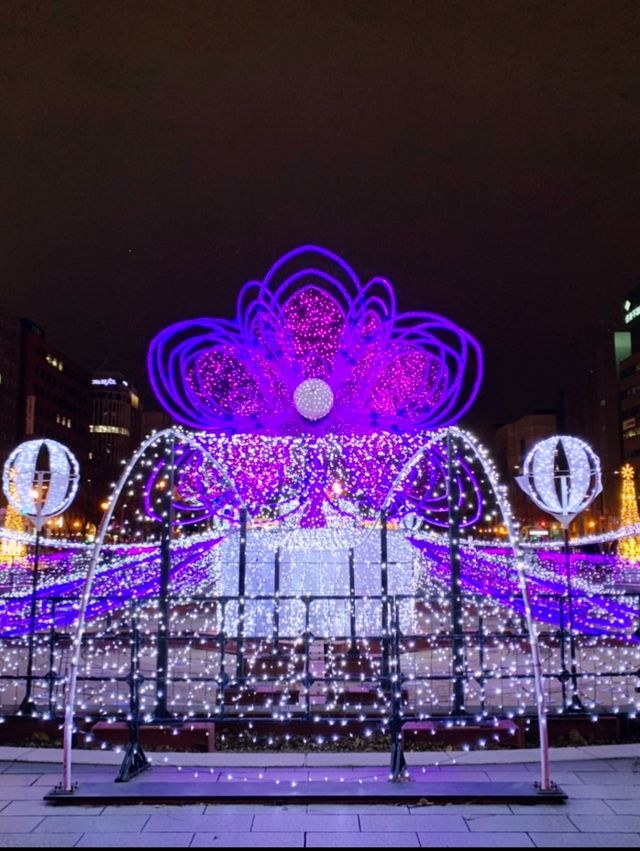 札幌　ホワイトイルミネーション[大通１丁目〜３丁目会場編]