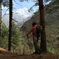 Bidding Farewell, Everest Panorama Trek