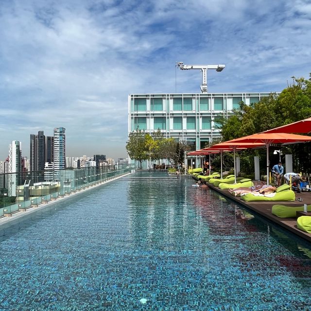 Infinity Pool @ Hotel Jen Orchardgateway 