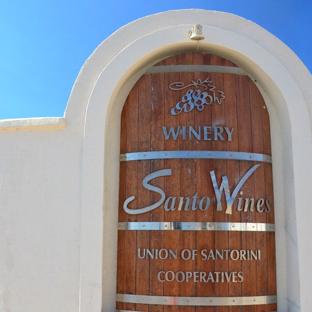 希臘Santorini🍷 Santo Winery wine tasting 