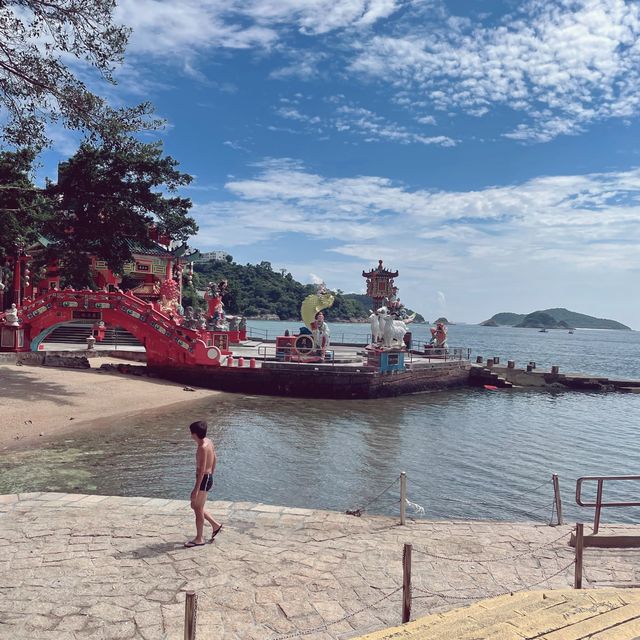 Upscale Beach with Shade Trees