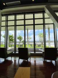 沖縄🌴海が一望できる。開放的オーシャンビューカフェ☕️上島珈琲店