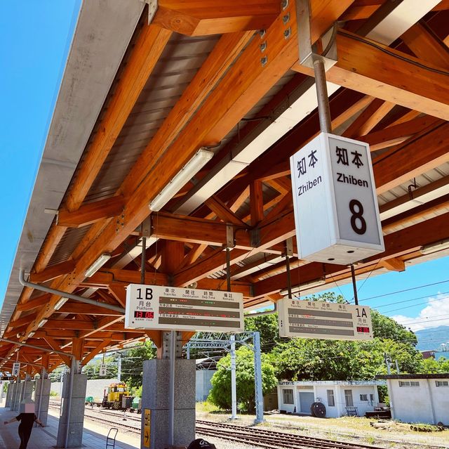 知名的台東溫泉地區｜知本火車站｜遊客都會來這走走喔