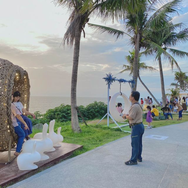 【高雄景點】愛琴海岸海景渡假農場 網美景點 夕陽 看海