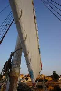 【Travel around the 🌍 world】Egypt 🇪🇬. Aswan Felucca on the Nile River.