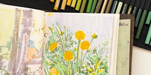 Art Class: Start your Sketchbook Adventure | Bees N Blooms