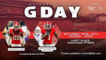 G Day Autograph Event | Hyatt Place Athens / Downtown