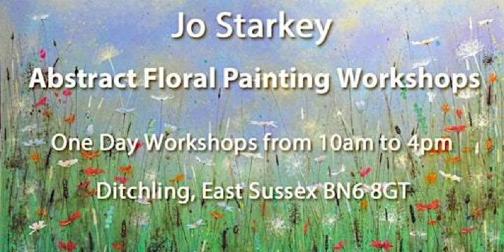 Abstract Floral Painting Workshop | Jo Starkey