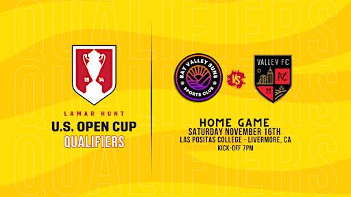 Open Cup Qualifiers HOME GAME - Bay Valley Suns vs Valley 559 | Las Positas College