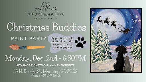 Christmas Buddies Paint Party | 35 N Brooks St