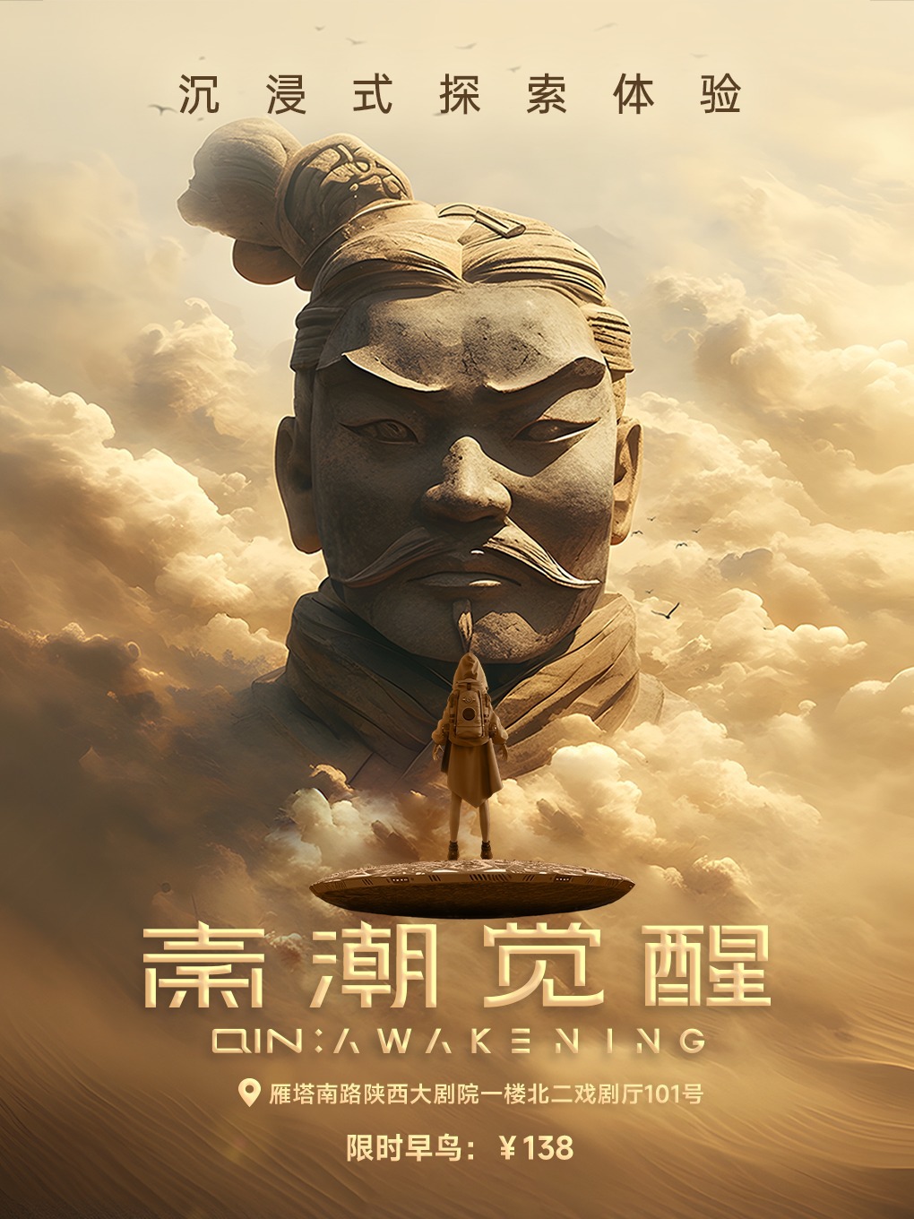 【體驗需預約】&秦潮覺醒沉浸式探索體驗｜展覽休閒 | 陝西大劇院北側戲劇廳
