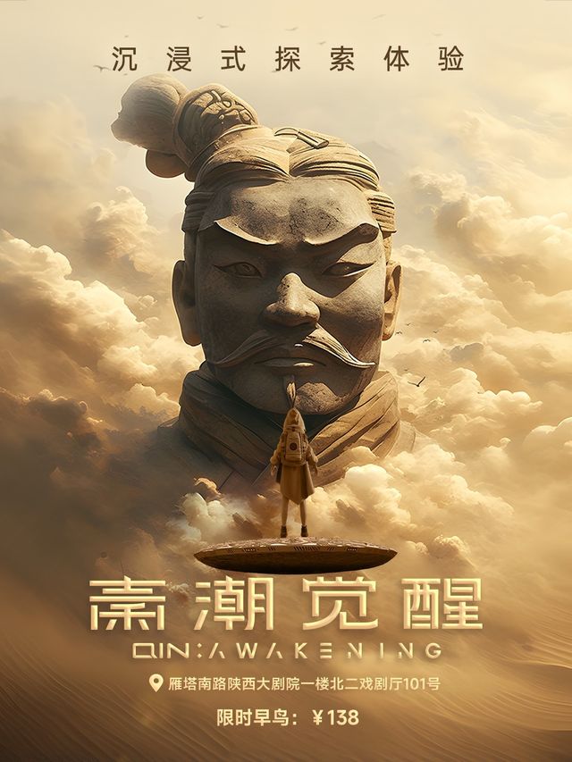 【體驗需預約】&秦潮覺醒沉浸式探索體驗｜展覽休閒 | 陝西大劇院北側戲劇廳
