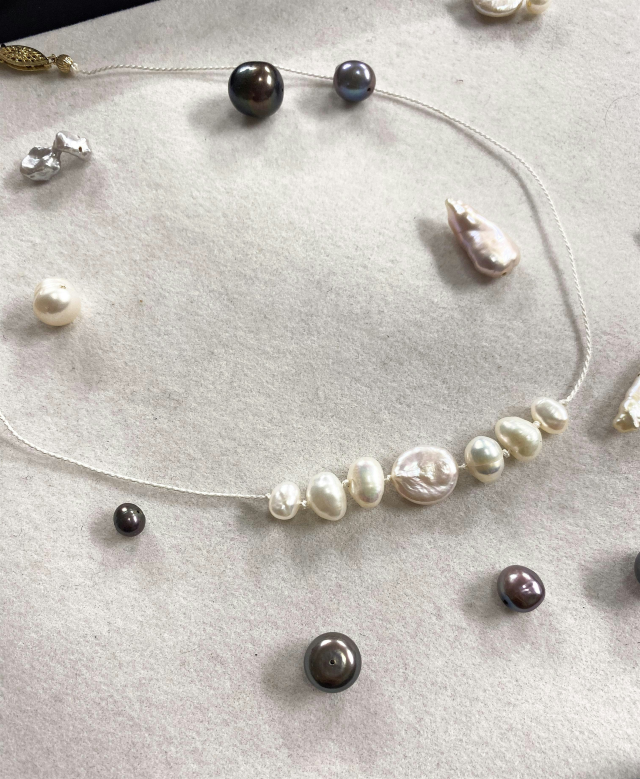 Make and Take Workshop - Make a Floating Pearl Necklace | Workshop by LBJ