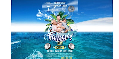 Father's Day Harbor Cruise inc. Buffet & Drinks Sunday 7th Sept 2025 | King Street Wharf 9