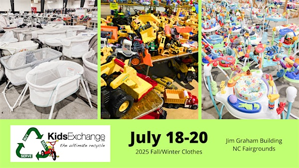 KX Kids Consignment Sale July 2025 - FREE admission! | Jim Graham Building