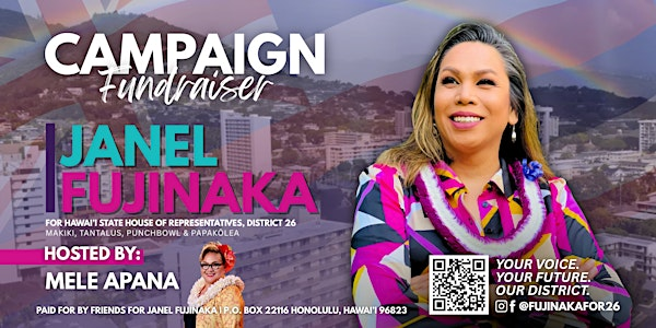 Campaign Kick-Off Fundraiser for Janel Fujinaka (D), District 26 | Chiko’s Tavern