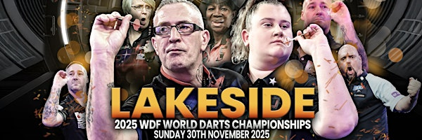 WDF 2025 Lakeside World Championships  -SUNDAY 30th NOVEMBER - DAY TICKET | Lakeside Country Club