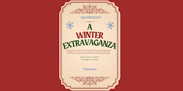 SAM Presents: Winter Extravaganza | Howe Sound Secondary School (Eagle Eye Theatre)