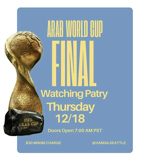 FIFA Arab Cup Finale Watch Party at Hamsa | Hamsa Seattle