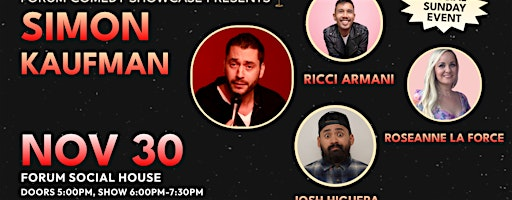 Forum does Funny!  Valentine's Day Comedy Show at Forum Social House | Forum Social House