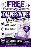 FREE Community Resource Diaper/Wipe Giveaway | 1817 New York Ave