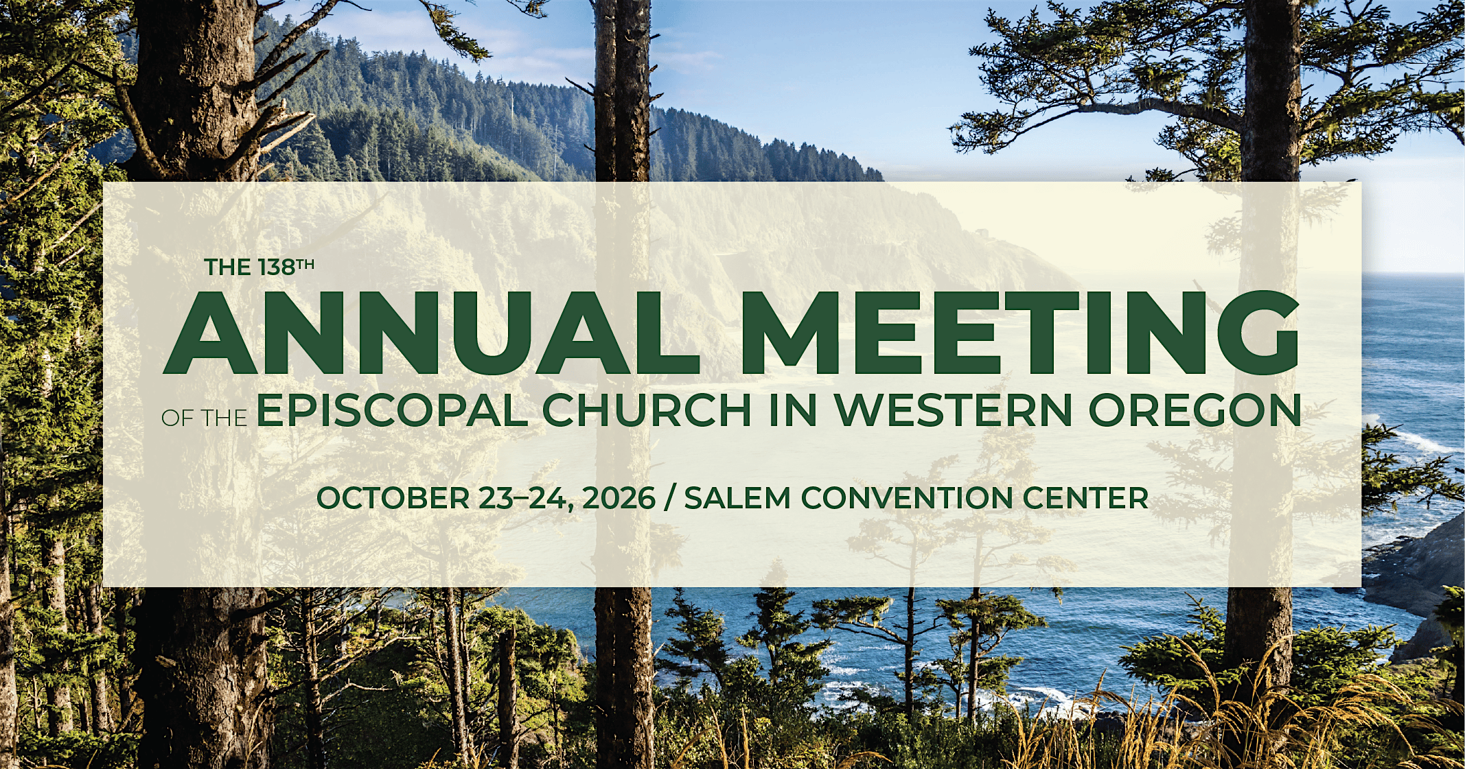 2026 Annual Meeting of the Episcopal Church in Western Oregon | Salem Convention Center
