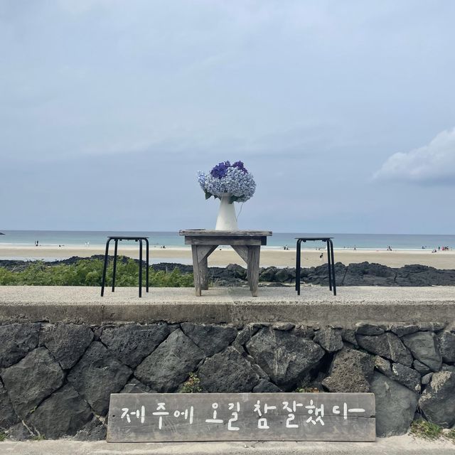 제주 동쪽 힐링하기 좋은 세화해변