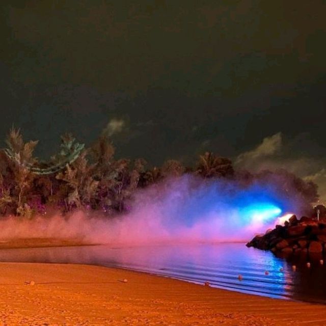 Magical shores at Sentosa Beach