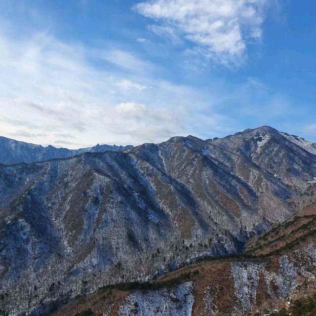 눈내린 설악산 울산바위 올라가기!