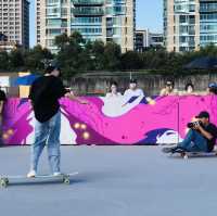 滑板遊戲好地方🛹 Meiti Hockey Rink 美堤極限公園