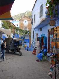 Blue city in Morocco