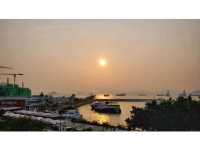 無敵大海景配咸蛋黃。西九文化區 West Kowloon Cultural District