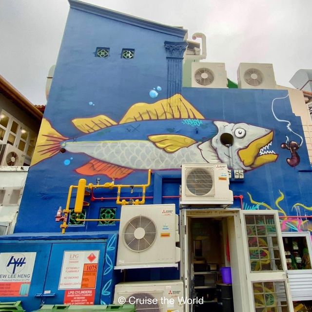 Beautiful Street Art in Arab Street Area