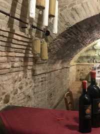 Going to Cantine- Winery in Montepulciano 