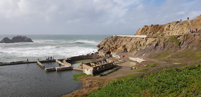 Historical Sutro Bath located in San Franisco