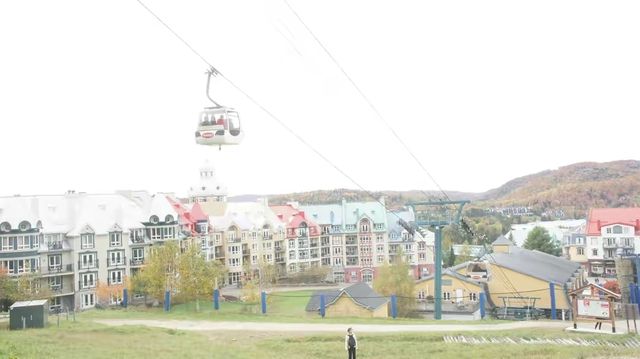 Canadian vacation ski resort - Mont-Tremblant in Quebec