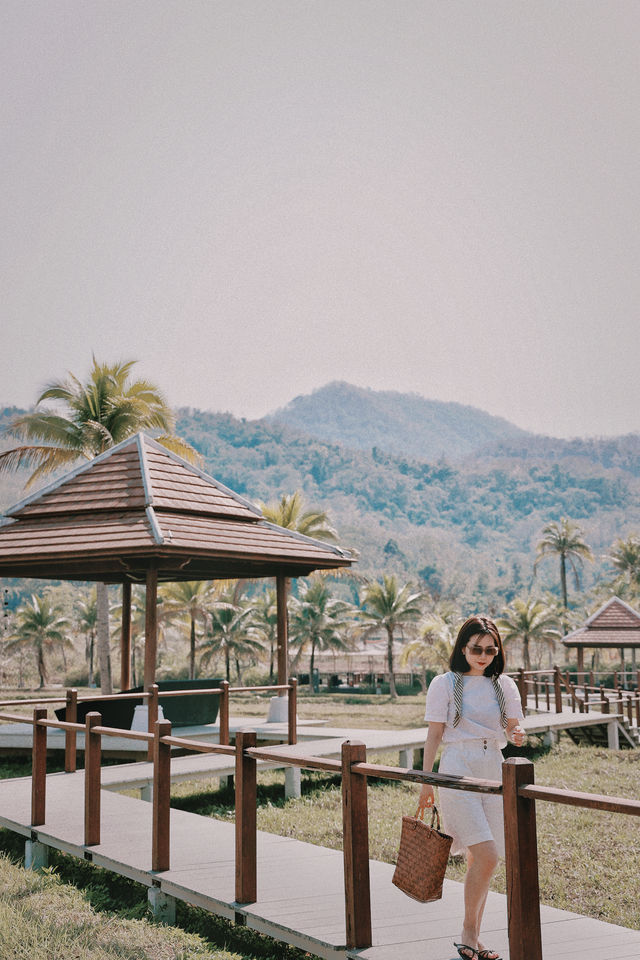 Stayed in a French colonial-style mansion in Laos.