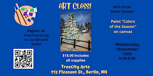 Paint "Colors of the Season" with Artist Elaine Donato | 112 Pleasant St