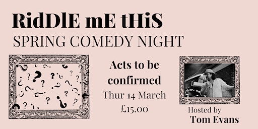 RidDlE mE tHiS ~ SPRING COMEDY NIGHT | Riddling Rack