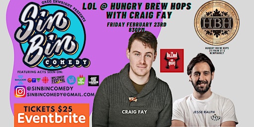 LOL @ Hungry Brew Hops with Craig Fay | Hungry Brew Hops