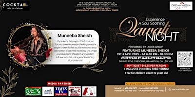 Qawwali Night: A Celebration of Love & Togetherness | Courtyard by Marriott Toronto Brampton